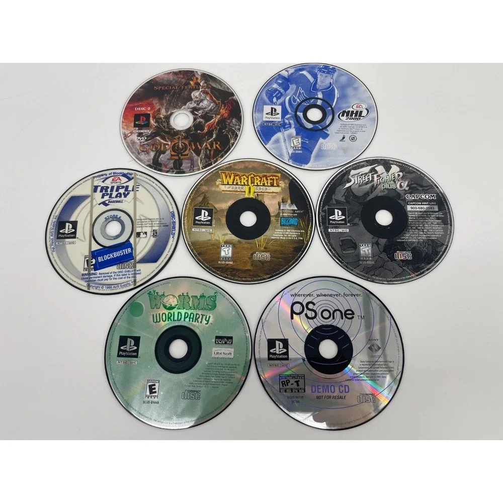 Lot of (7) PlayStation 1 Games - No shells - Games only